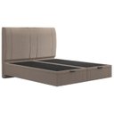 Ver imagem 1 de Cama Queen Flutuante Baú Cabeceira 160cm Fly S05 Linho Bege - Mpozenato