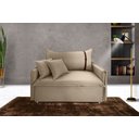 Ver imagem 1 de Poltrona Sofá-cama Valence Premium 90cm SoftGel D33  Linho Bege