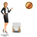 Ver imagem 4 de Puff Stella Corino Branco Base Madeira Castanho - D'Rossi DRossi