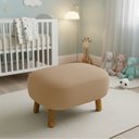 Ver imagem 2 de Puff Sala Decorativo Jhessy Madeira Suede D03 - D'rossi