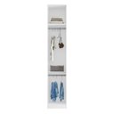Ver imagem 5 de Guarda Roupa Modular 1 Porta com Prateleiras/cabideiros 45 Cm Altezza Trend Belmax:branco