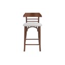 Ver imagem 2 de Banqueta Média Theo Madeira Cozinha Sala Balcão Barzinho Studio Metal Madeira Banqueta Theo Champagn