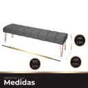 Ver imagem 6 de Recamier Estofada Casal King Size Luxo Veludo Cinza Escuro Ateliê do Conforto Recamier Casal King Si