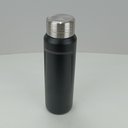 Ver imagem 7 de Garrafa Térmica Squeeze Academia Treino 23x7x7cm 500ml Inox Preto Parede Dupla Just Life