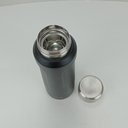Ver imagem 5 de Garrafa Térmica Squeeze Academia Treino 23x7x7cm 500ml Inox Preto Parede Dupla Just Life