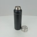 Ver imagem 6 de Garrafa Térmica Squeeze Academia Treino 23x7x7cm 500ml Inox Preto Parede Dupla Just Life