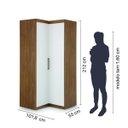Ver imagem 4 de Guarda-Roupa Modulado Canto Sauá CabeCasa MadeiraOriginals