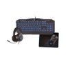 Kit Teclado Mouse Fone de Ouvido Gamer Pc 4 em 1 Player Mousepad Combo Usb Wired Gamer Gaming Keyboa - 1
