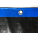 Ver imagem 3 de Lona Multiuso Impermeável Cargas Camping em Polietileno Azul/Preto 300 Micras - 11x4,5