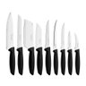 Jogo de Facas Plenus em Aço Inox e Cabos de Polipropileno Preto 9 Peças- Tramontina - 1