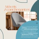 Ver imagem 3 de Poltrona Cadeira para Sala Base de Metal Orgânica Industrial Confortável e Reforçada Clínica e Recep