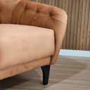 Ver imagem 7 de Poltrona Decorativa Shaula Pés em Madeira Terracota - Larbelle Móveis