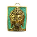 Ver imagem 1 de Escultura Decorativa Buda em Relevo Dourado ? Arte Indiana para Paz e Harmonia
