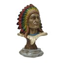 Ver imagem 1 de Estatueta Decorativa Busco Cacique Indígena Masculino