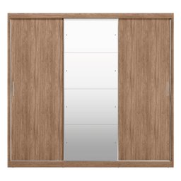 Guarda Roupa Casal com 3 Portas e 1 com 4 Espelhos 100% MDF London Yescasa - 3