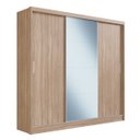 Ver imagem 6 de Guarda Roupa Casal com 3 Portas e 1 com 4 Espelhos 100% MDF London Yescasa