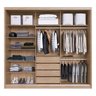 Guarda Roupa Casal com 3 Portas e 1 com 4 Espelhos 100% MDF London Yescasa - 2