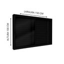 Ver imagem 2 de Janela Veneziana de Aluminio de Correr Lateral com Grade 100x150cm Lucasa Ideale