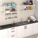 Ver imagem 4 de Prateleira Estilo Industrial Cozinha de Parede GND BB 100cm