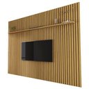 Ver imagem 1 de Painel Ripado Para TV até 85 Polegadas Versátil 2.2×2.2 Cumaru – Giga Móveis