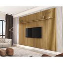 Ver imagem 2 de Painel Ripado Para TV até 85 Polegadas Versátil 2.2×2.2 Cumaru – Giga Móveis