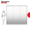 Ver imagem 4 de Guarda Roupa Casal 3 Portas com Espelho 4 Gavetas 100% MDF London Yescasa