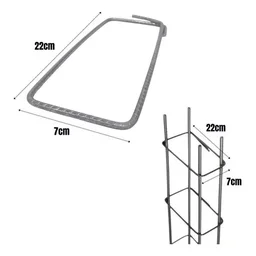Estribo de Aço 7x22 4.2mm Ca60 Gerdau | Caixa com 100 Unidades - 3