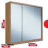 Guarda Roupa Casal 3 Portas com Espelho 4 Gavetas 100% MDF London Yescasa - 7