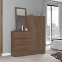 Ver imagem 1 de Cômoda Sapateira com Espelho Happy Espresso Móveis