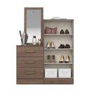 Ver imagem 3 de Cômoda Sapateira com Espelho Happy Espresso Móveis