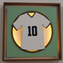 Ver imagem 1 de Quadro Caixa Charme Futebol Camisa 10 - QDF-04 BH BABY KIDS