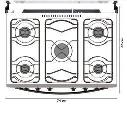 Fogão Hera Plus 5 Bocas Branco - 5