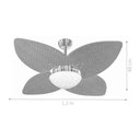 Ver imagem 2 de Ventilador de Teto Dormamu Bronze 4 Pás Rádica Freijó 220V com Controle