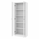 Ver imagem 6 de Cristaleira com 2 Portas de Vidro e 4 Prateleiras Branco CR6003 - Tecnomobili