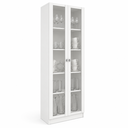 Ver imagem 2 de Cristaleira com 2 Portas de Vidro e 4 Prateleiras Branco CR6003 - Tecnomobili