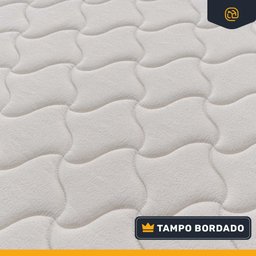 Cama Box Baú Queen com Colchão de Espuma D45 Strong One Face Branco - 10