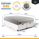 Ver imagem 5 de Cama Box Baú com Colchão de Espuma D45 Pillow Top Strong Queen 158cm