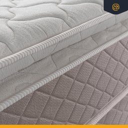 Cama Box Baú Queen com Colchão de Espuma D45 Strong One Face Branco - 8