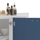 Ver imagem 7 de Balcão de Canto 90cm x 94cm Pérola Yescasa Branco/Azul
