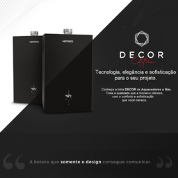 Aquecedor de Água a Gás Komeco Digital Black Decor Edition 16 Litros Preto Bivolt Gás Glp - 6