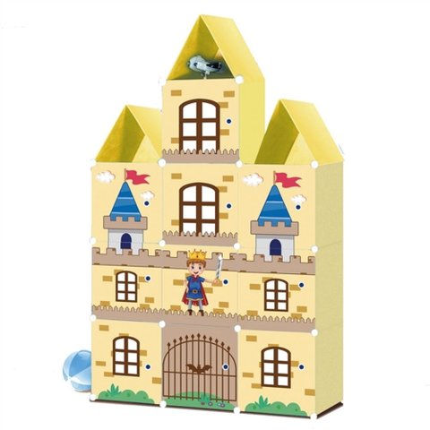 Armario Infantil 13 Modulos Plastico Organizador Brinquedos