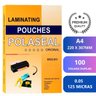 Kit Plastificadora Laminadora 110v e Polaseal A4 0,05 100und - 7