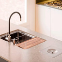 Ver imagem 3 de Cuba de Sobrepor/embutir Massima Inox Escovado C/valula 4.1/2 68x48x20 0,8 C/ Acessorios - Docol Ino