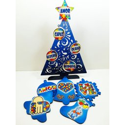 Arvore de Natal para Autistas + Bolinhas de Natal - Coleção TEA & AMOR - 5