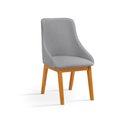 Ver imagem 6 de Conjunto Mesa Jantar 1,20m Amadeirado 4 Cadeira Verona Linho Cinza Luxo