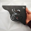 Ver imagem 3 de Mãos Francesas Organemtadas 20cm Cantinho do Coffee Lover Coração Preto Aço Zarg