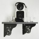 Ver imagem 2 de Mãos Francesas Organemtadas 20cm Cantinho do Coffee Lover Coração Preto Aço Zarg