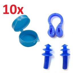 Kit 10 Protetor Tampao de Nariz e Ouvido Natacao Infantil Adulto - 1 Kit 10 Protetor Tampao de Nariz e Ouvido Natacao Infantil Adulto - 1