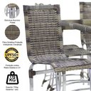 Ver mais imagens de Conjunto de 8 Cadeiras e Mesa de Jantar Haiti Trama Original