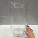 Ver imagem 3 de Vaso Decorativo Cachepô Enfeite 30x17x17cm Vidro Transparente